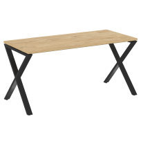 Loft Стол рабочий VR.L-SRX-4.7 Тиквуд тёмный/Чёрный металл 1580×720×750