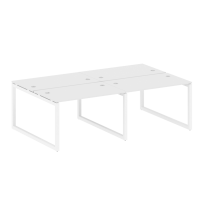 Metal System Quattro Р. ст. на 4 раб. места на О-образном м/к 50БО.СМ-4.2 Акация/Антрацит металл 2400*1475*750 Metal System Quattro Р. ст. на 4 раб. места на О-образном м/к 50БО.СМ-4.2 Акация/Антрацит металл 2400*1475*750