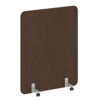 R-line Перегородка на металлических опорах, на роликах DP.R-120-150 Тиквуд тёмный/Серый металл 1200×18×1500 R-line Перегородка на металлических опорах, на роликах DP.R-120-150 Тиквуд тёмный/Серый металл 1200×18×1500