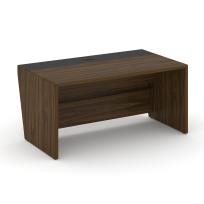 Corner Стол руководителя прямой без тумбы COR.SR-16 Орех лоренцо/Графит 1600×900×750 Corner Стол руководителя прямой без тумбы COR.SR-16 Орех лоренцо/Графит 1600×900×750