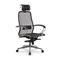 Кресло для руководителя Samurai S-2.041 Infinity Easy Clean черный плюс
