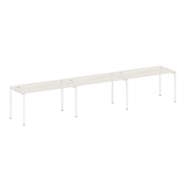 Metal System Quattro Р. ст. на 3 раб. места на П-образном м/к 40БП.СМ-3.3 Акация/Антрацит металл 4200*720*750 Metal System Quattro Р. ст. на 3 раб. места на П-образном м/к 40БП.СМ-3.3 Акация/Антрацит металл 4200*720*750