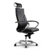 Кресло для руководителя Метта L 2c 46/K_17838_Кожа перфорированная NewLeather - Черный_Кожа перфорированная NewLeather - Черный Кресло для руководителя Метта L 2c 46/K_17838_Кожа перфорированная NewLeather - Черный_Кожа перфорированная NewLeather - Черный