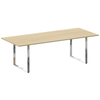 Metal System Direct Стол переговорный на О-обр. м/к БО.ПРГ-240 Акация/Нерж. сталь 2400*1000*750 Metal System Direct Стол переговорный на О-обр. м/к БО.ПРГ-240 Акация/Нерж. сталь 2400*1000*750