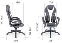 Геймерское кресло Everprof Wing TM Экокожа Синий Геймерское кресло Everprof Wing TM Экокожа Синий