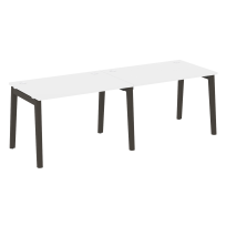 Onix Wood Рабочая станция OW.RS-2.2.8 Белый бриллиант/Дуб светлый/Белый металл 2360*800*750 Onix Wood Рабочая станция OW.RS-2.2.8 Белый бриллиант/Дуб светлый/Белый металл 2360*800*750