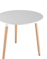 Стол Eames DST круглый белый Стол Eames DST круглый белый