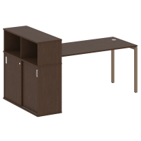 Metal System Quattro Стол офисный с шкафом-купе на П-образном м/к 40БП.РС-СШК-3.4 Т Вяз/Мокко металл 2010×1120×1098 Metal System Quattro Стол офисный с шкафом-купе на П-образном м/к 40БП.РС-СШК-3.4 Т Вяз/Мокко металл 2010×1120×1098