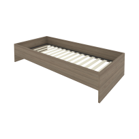 Light Кровать с ортопедическим основанием без изголовья С-К-90 Клён 950x2050x400
