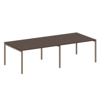 Metal System Quattro Перег. стол (2 столешницы) на П-образном м/к 40БП.ПРГ-2.3 Акация/Антрацит металл 2800*1235*750 Metal System Quattro Перег. стол (2 столешницы) на П-образном м/к 40БП.ПРГ-2.3 Акация/Антрацит металл 2800*1235*750