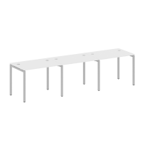 Metal System Quattro Р. ст. на 3 раб. места на П-образном м/к 40БП.СМ-3.1 Акация/Антрацит металл 3000*720*750 Metal System Quattro Р. ст. на 3 раб. места на П-образном м/к 40БП.СМ-3.1 Акация/Антрацит металл 3000*720*750