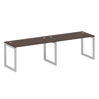 Metal System Quattro Р. ст. на 2 раб. места на О-образном м/к 50БО.СМ-2.3 Акация/Антрацит металл 2800*720*750 Metal System Quattro Р. ст. на 2 раб. места на О-образном м/к 50БО.СМ-2.3 Акация/Антрацит металл 2800*720*750