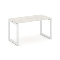 Стол офисный Style Project SN-6O.SP-021 / Дуб Табак – Металл Белый / 980×800×750