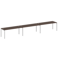 Metal System Quattro Р. ст. на 3 раб. места на П-образном м/к 40БП.СМ-3.5 Акация/Антрацит металл 5400*720*750 Metal System Quattro Р. ст. на 3 раб. места на П-образном м/к 40БП.СМ-3.5 Акация/Антрацит металл 5400*720*750