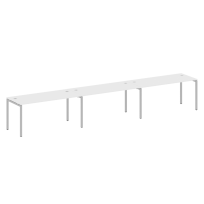 Metal System Quattro Р. ст. на 3 раб. места на П-образном м/к 40БП.СМ-3.4 Акация/Антрацит металл 4800*720*750 Metal System Quattro Р. ст. на 3 раб. места на П-образном м/к 40БП.СМ-3.4 Акация/Антрацит металл 4800*720*750