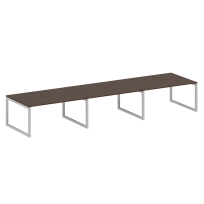 Metal System Quattro Перег. стол (3 столешницы) на О-оразном м/к 50БО.ПРГ-3.4 Акация/Антрацит металл 4800*1235*750 Metal System Quattro Перег. стол (3 столешницы) на О-оразном м/к 50БО.ПРГ-3.4 Акация/Антрацит металл 4800*1235*750