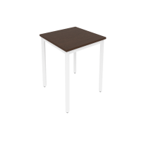 Slim Стол офисный на металлокаркасе С.СП-1.1 Белый/Антрацит металл 600×600×750 Slim Стол офисный на металлокаркасе С.СП-1.1 Белый/Антрацит металл 600×600×750