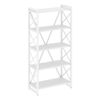 Loft Стеллаж на регулируемых опорах-5 полок VR.L-MST.O-5.8 Тиквуд тёмный/Чёрный металл 800×400×1650 Loft Стеллаж на регулируемых опорах-5 полок VR.L-MST.O-5.8 Тиквуд тёмный/Чёрный металл 800×400×1650