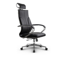 Кресло для руководителя Метта L 2c 46/K_17834_Кожа перфорированная NewLeather - Черный_Кожа перфорированная NewLeather - Черный Кресло для руководителя Метта L 2c 46/K_17834_Кожа перфорированная NewLeather - Черный_Кожа перфорированная NewLeather - Черный