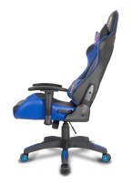 Геймерское кресло CLG-801LXH BLUE кожа PU Синий / крестовина пластик
