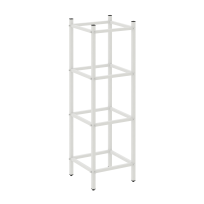 Loft Угловой проходной модуль VR.L-SL.UPK-3.3.3 Серый металл 446×446×1458
