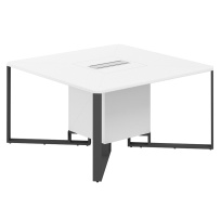 Стол для переговоров Spider 1400х1400х750 / Столешница: Антрацит, Подстолье: Антрацит, Металлокаркас: Антрацит, Лючок: Серый / SP.0101.AN.AN.AN Стол для переговоров Spider 1400х1400х750 / Столешница: Антрацит, Подстолье: Антрацит, Металлокаркас: Антрацит, Лючок: Серый / SP.0101.AN.AN.AN