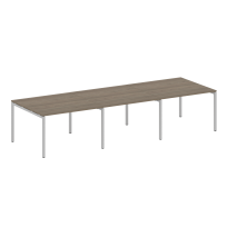 Metal System Quattro Перег. стол (3 столешницы) на П-оразном м/к 40БП.ПРГ-3.2 Акация/Антрацит металл 3600*1235*750 Metal System Quattro Перег. стол (3 столешницы) на П-оразном м/к 40БП.ПРГ-3.2 Акация/Антрацит металл 3600*1235*750