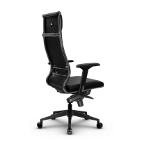 Кресло для руководителя Метта L 1c 42/4D_17840 Кожа перфорированная NewLeather – Черный Кресло для руководителя Метта L 1c 42/4D_17840 Кожа перфорированная NewLeather – Черный
